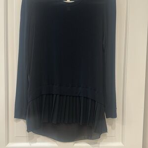 My Beloved Top with Split Back in Black